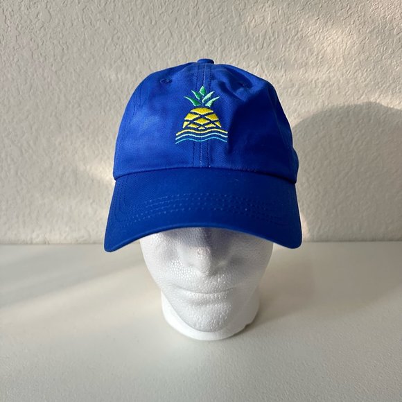 CHUBBIES The Royal Blue Pineapple Dad Hat Strapback Embroidered - Picture 2 of 9